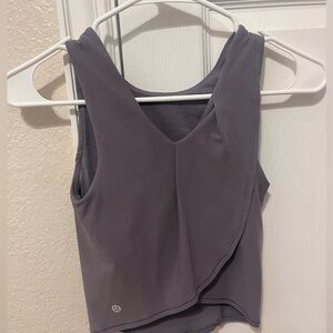 Lulu tank, purple, size 0, barley worn
